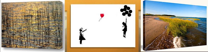 Museum wrap canvas