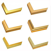 Extensive selection of high quality pre-made and custom gold picture frames