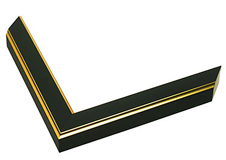 black picture frame sample