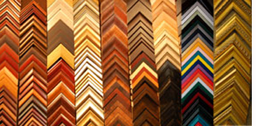 extensive selection of custom framing mouldings