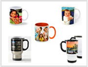 photo mugs and stainless steel travel mug