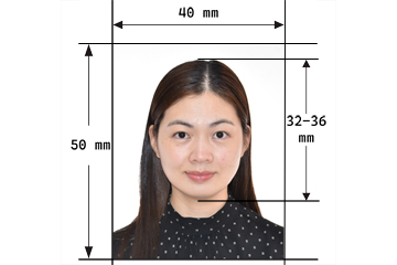 Hong Kong passport photo and ID Photo size 40mm x 50mm with detail specification