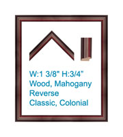 Mahogany Reverse, Traditional, Colonial